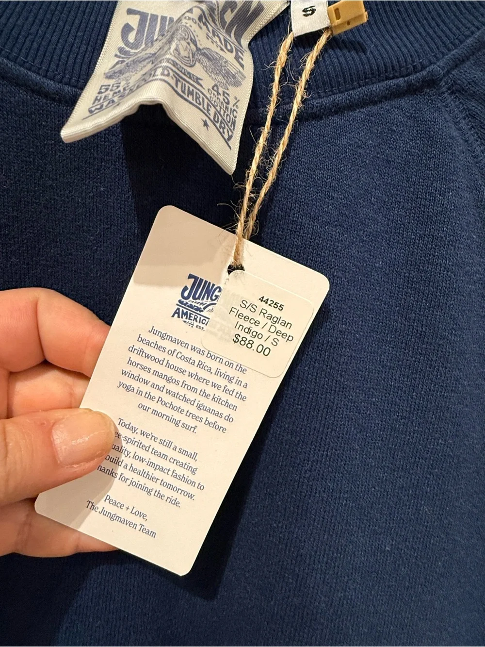 Jungmaven Short Sleeve Raglan Fleece